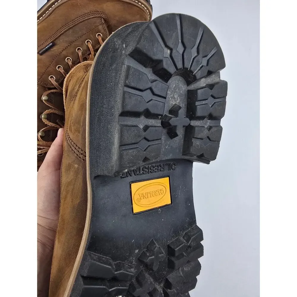 Carolina Logger Boots CA8824 Spruce Soft Toe Waterproof Size 11 D